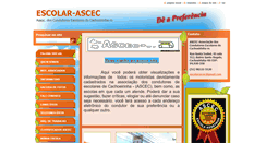 Desktop Screenshot of escolarascec-rs.com